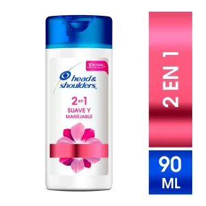 2en1 Head & Shoulders Suave y Manejable – Frasco 90 ML
