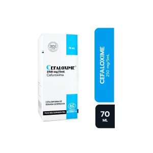 Cefaloxime 250 Mg Suspensión Oral – Frasco 70 ML