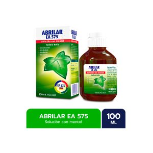 Abrilar EA 575 Jarabe Sabor a Mentol – Frasco 100 ML