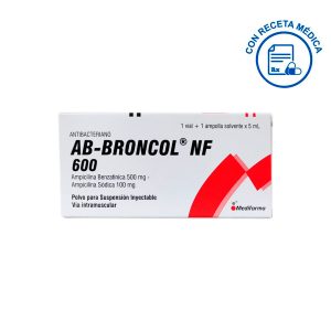 AB Broncol NF 600Mg Suspensión Inyectable- Frasco Vial1 Un