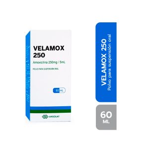 Velamox 250 250mg/5ml Suspensión Oral – Frasco 60 mL