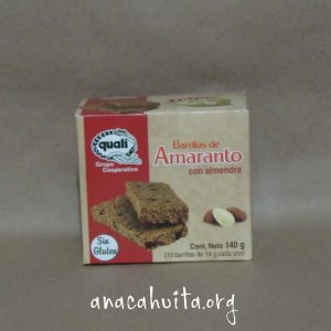 Barritas de amaranto + almendra