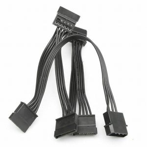 CABLE ADAPTADOR FUENTE ATX STARWARE MOLEX 4PIN 1X A SATA 5X 60CM