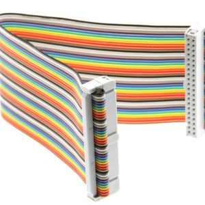 CABLE PLANO GENERICO 40 PIN RIBBON GPIO COLORES