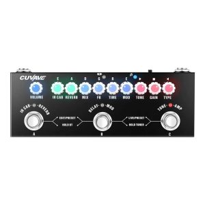 PEDALERA MULTIEFECTOS GUITARRA M-VAVE CUBE BABY PORTABLE BT COMPACTA