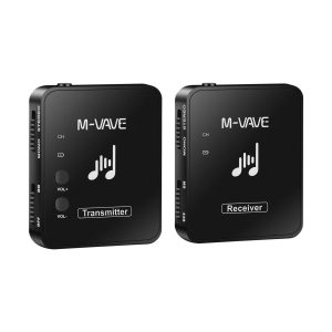 MONITOREO AUDIO INALAMBRICO PORTATIL M-VAVE M8 2.4G TRASMISOR RECEPTOR AURICULARES